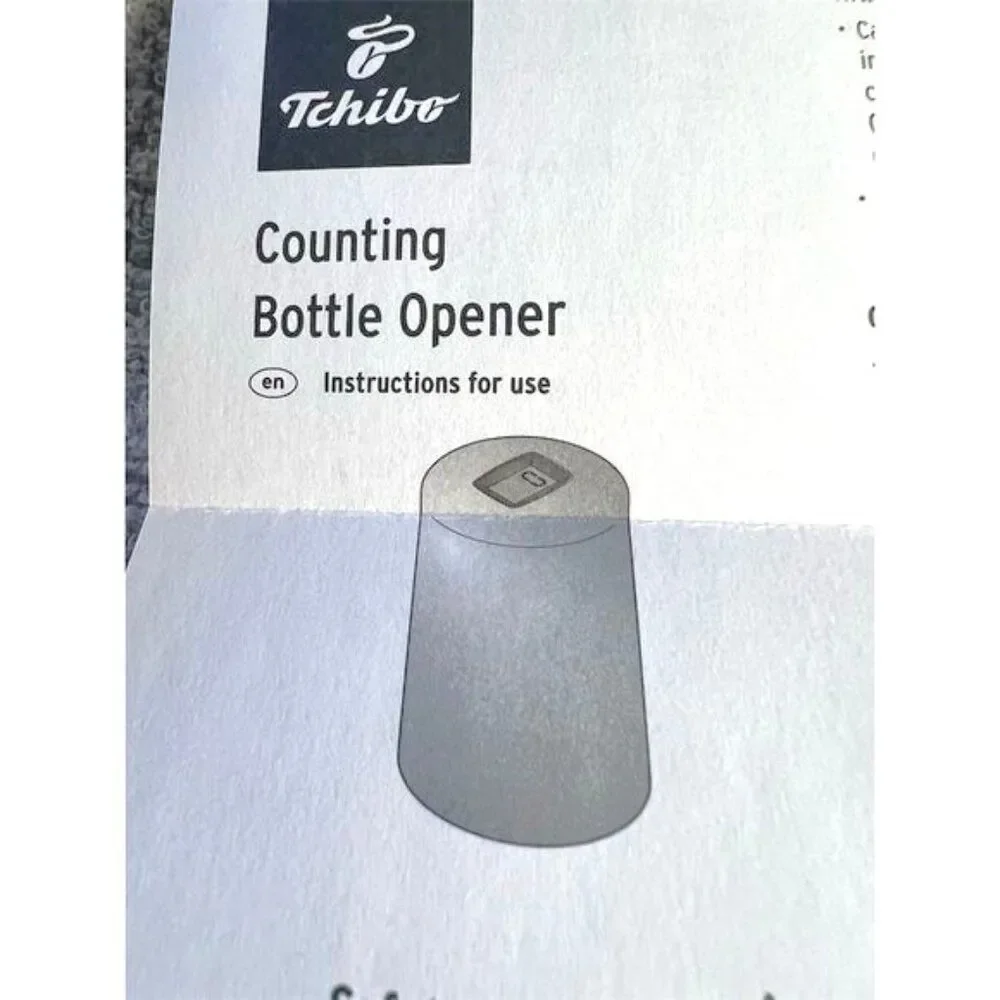 Tchibo Digital Bottle Opener with Counting Function & Display